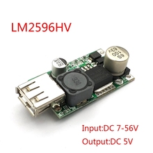 LM2596HV 9V 12V 24V 36V 48V to 5V 3A USB Charger Module 5V DC-DC Step Down Buck Converter Module 2024 - buy cheap