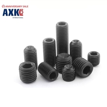 O Envio gratuito de 100 pçs/lote M3x6 mm M3 * 6mm aço Liga Hex Cabeça de Soquete Parafuso Parafusos parafusos de ajuste com o ponto copo M3x6 2024 - compre barato