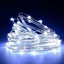 5M 50Led Colorful Light String DIY Party Decoration Copper String Light USB Interface Glowing Lighting Ornament Home Decor 2024 - buy cheap