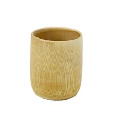 Copo de bambu natural feito à mão, grande capacidade, copo de chá, café da manhã cerveja leite, recipiente de água, pequeno presente 2024 - compre barato