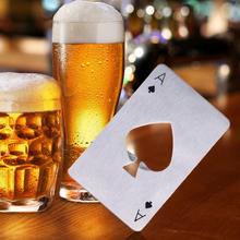 1PC Poke Card Opener Beer Bottle Opener Stainless Steel Credit Card Bottle Opener Card Drinking Bar Tool 2024 - buy cheap