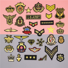 PGY U S ARMY EMBLEM TOP GUN Iron On Patch Embroidered Applique Sewing Clothes Sticker Garment Apparel Accessories Badges Patches 2024 - buy cheap
