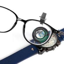 Lupa de lentes de aumento para relojeros, herramienta de reparación de relojes con Clip, 5X/10X/20X 2024 - compra barato