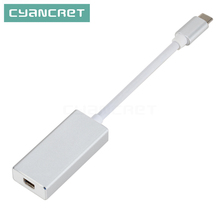 Адаптер Type C USB C 3,1 Для Mini DisplayPort DP Женский конвертер дополнительные адаптеры для MacBook проектор Поддержка 4K HDTV 1080p 2024 - купить недорого