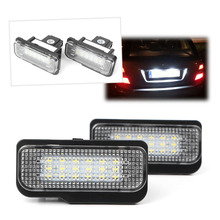 2PCS Car LED License Plate Number Light Lamp for Benz C-Class W203 /E-Class W211 S211 /CLS-Class W219 /SLK-Class R171 2024 - buy cheap