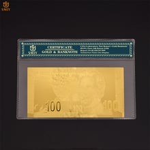 South Africa Gold Banknote 100 Rand Uncirculated World Currency Paper Money Collection And Home Office Decorations 2024 - buy cheap