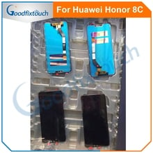 Tela lcd para huawei honor 8c, 6.26 polegadas, com sensor de toque, conjunto digitalizador para huawei honor paly 8c 2024 - compre barato