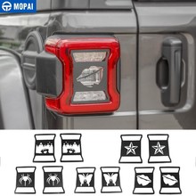 MOPAI Lamp Hoods for Jeep Wrangler JL 2018+ Car Rear Tail Light Lamp Decoration Guard Cover for Jeep Wrangler 2019 Accessories 2024 - buy cheap