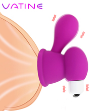 VATINE Breast Massager Vibrating Nipple Sucker Breast Pump Enlarge Clitoris Massager Nipple Stimulation Vibrator 2024 - buy cheap