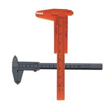 Double scale plastic vernier caliper wenwan measurement student caliper mini measuring tool 2024 - buy cheap
