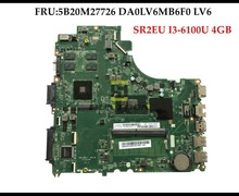 Placa base FRU:5B20M27726 para ordenador portátil Lenovo V310-14ISK, DA0LV6MB6F0 LV6 SR2EU I3-6100U, 4GB, 100% probada 2024 - compra barato