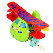 Running Clockwork Toy Kids Cartoon helicopter Plastic Airplane Model Wind Up Toys Clockwork Toys Children Gift Random Color ship 2024 - buy cheap