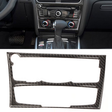 Car Styling Interior Dashboard Console CD Panel Cover For Audi A4 B8 A5 2008 2009 2010 2011 2012 2013 2014 2015 ABS Plastic 2024 - buy cheap