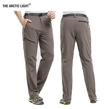 THE ARCTIC LIGHT Outdoor Camping & Hiking Pants Men Summer Thin Quick Dry Pants Climbing Trekking Trousers Male Easy Elastic 2024 - buy cheap