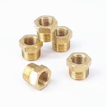 Brass Reducer 1/4" BSP Male Thread to 1/8" BSP Female Reducing Bush adapter Fitting Gas Air Water Fuel 15 Bar 2024 - buy cheap