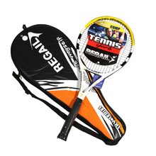 1 шт. Теннисная ракетка из углеродного волокна Алюминиевая Теннисная ракетка спортивное оборудование с сумкой для тенниса для тренировок начинающих 2024 - купить недорого