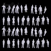 40 peças figura em miniatura 1/100 escala humana, arquitetura modelo dimixer abs plástico pessoas 2024 - compre barato