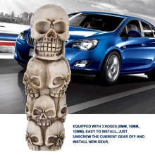 Skeleton Skull Head Many Faces Car Manual Gear Shift Knob Stick Lever Shifter Head Universal Car professional Accessories 2024 - buy cheap