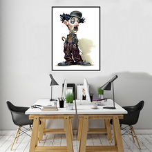 Modern Minimalist Chaplin Man Humour Picture Poster Canvas Print Painting Wall Art Living Room Home Decoration 2024 - buy cheap