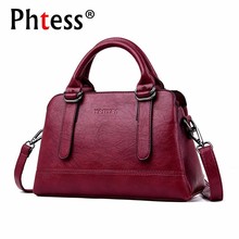 2019 Handbags Women Famous Brands Female Messenger Bag Solid Vintage Shoulder Bag Bolsa Femininas Casual Tote Bags For Girls New 2024 - buy cheap