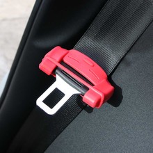 Onever 2 Pcs Car Safety Belt Buckle Covers Padding Pad Buckle Protector Anti Scratch Interior Seat Belts Tool 2024 - buy cheap