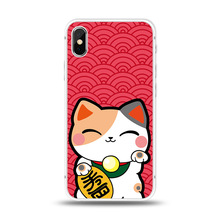 Lindas fundas de teléfono para IPhone XS XR XS Max X 6 6 S 7 8 Plus dibujos animados gatos lindos suave carcasa trasera para teléfono IMD 2024 - compra barato