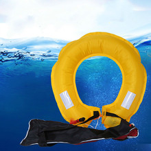Надувной спасательный ремень автоматический ручной портативный взрослый профессиональный спасательное кольцо дрейфующих плавательного оборудования 2024 - купить недорого