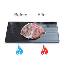 2019 Frozen Fast Defrosting Tray Thaw Rapid Heating Tray Freezing Meat Food defroster ontdooi microwave fish board kitchen tools 2024 - buy cheap