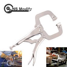 NS Modify 6 Inch C Clamp Plier Wrench Adjustable C Clamp Vise Grip Welding Locking Quick Pliers Pincers Tip Wooden Locator 2024 - buy cheap