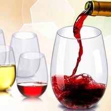 Copas de vino irrompibles de 16 onzas/450Ml, elegantes, inastillables, Tritan, copas de vino rojo, accesorios de cocina, suministros para Bar, 4 Uds. 2024 - compra barato