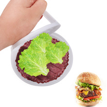 Prensa de plástico para hacer hamburguesas, utensilios de cocina para hacer hamburguesas, utensilios de cocina para cortar carne, S3 2024 - compra barato