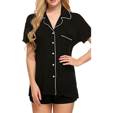 Women Sexy Pajamas Sets Dot Short Sleeve Shirts Shorts Homewear Sleepwear Ladies Casual Clothes Costume Summer New 2019 2024 - buy cheap