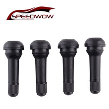 SPEEDWOW 4PCs/set Car Wheel Tire Valve Stems TR414 With Caps Tubeless Car Tyre Tire Valve Snap-in Valve With Dust Caps Tyre Cap 2024 - buy cheap