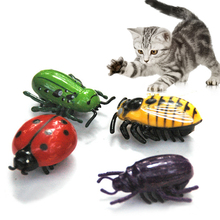 Распродажа, 1 шт., новинка, милая Автоматическая Цикада, ходячее насекомое, электрическое насекомое, Интерактивная имитация жука, игрушки для домашних животных 2024 - купить недорого
