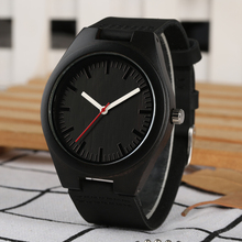 Relógios de quartzo de madeira leve relógio de pulso de pulso de madeira leve melhor presentes para homem 2024 - compre barato