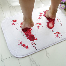 Quality doormat Blood novelty Bathroom Bath floor Mat Europe style Carpet Rug Water Absorption Non-slip 40*60cm doormats 2024 - buy cheap