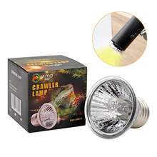 УФ-светильник ПА лампа для рептилий, 25/50/75 Вт, UVA + UVB 3,0, для черепахи, амфибий, ящериц, контроллер температуры 2024 - купить недорого