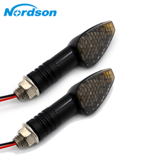 Nordson-indicadores de sinal universal para motocicletas, 1 par de luzes por curva, triângulo led, sequenciais 2024 - compre barato