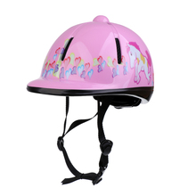 Sombrero de montar a caballo ajustable para niños, casco de protección para la cabeza, color rosa 2024 - compra barato