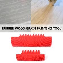2pcs Rubber Paint Roller Cylinder Imitation Wood Grain Brush Wall Rodillo Pintura Home Wall Texture Art DIY Painting Tool Set 2024 - buy cheap