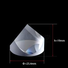 Optical Glass Pyramid Prism K9 25.4mmx19mm Physics Refractor Light Spectrum Optics 2024 - buy cheap
