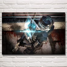 Poster de decoração para casa hd fotos imprime lona 1 peça espaço morto 2 3 jogo de vídeo quente sala arte pintura decorativa emoldurado 2024 - compre barato