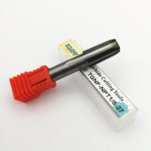 KLOT Solid Carbide Pipe Thread Plug Tap NPT1/16-27 NPT1/8-27 NPT1/4-18 NPT1/2-14 Straight Flute 2024 - buy cheap