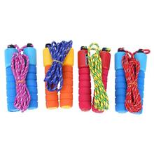 Practical 2.5m colour Jump Ropes Cotton Sponge Count Wire Exercise Fitness Outdoor Sports Jumping Skipping Rope Random Color 2024 - buy cheap