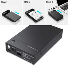 USB 3.0 2.5" 3.5" SATA Hard Drive Disk External Enclosure SSD HDD Disk Portable Case Box Support UASP and 8TB Drives 2024 - buy cheap