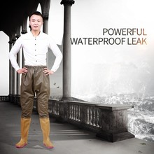 Knit Cloth Breathable Waterproof Fishing Wading Pants Men Women Outdoor Hunting Catch Fish Wearproof Non-slip Waders Trousers 2024 - buy cheap