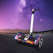 Iscooter Ховерборд 10 дюймов электрический скутер самобалансирующийся скутер Bluetooth ключ умный двухколесный скейтборд с ручкой 2024 - купить недорого