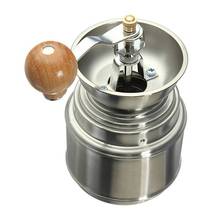 Stainless Steel Manual Spice Bean Coffee Grinder Burr Grinder Mill with Ceramic Core 2024 - buy cheap