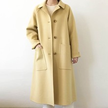 Wool Coat Female Fashion women Woolen Coats High-end Elegant Long Slim Winter jacket Royal Coats&Jackets Plus Size Femininos H44 2024 - buy cheap