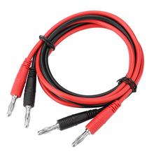 2Pcs/Lot 4mm Banana Plug to Banana Plug Test Cable Multimeter Testing Cables Durable Metal Testing Cables Red Black 15A 2024 - buy cheap